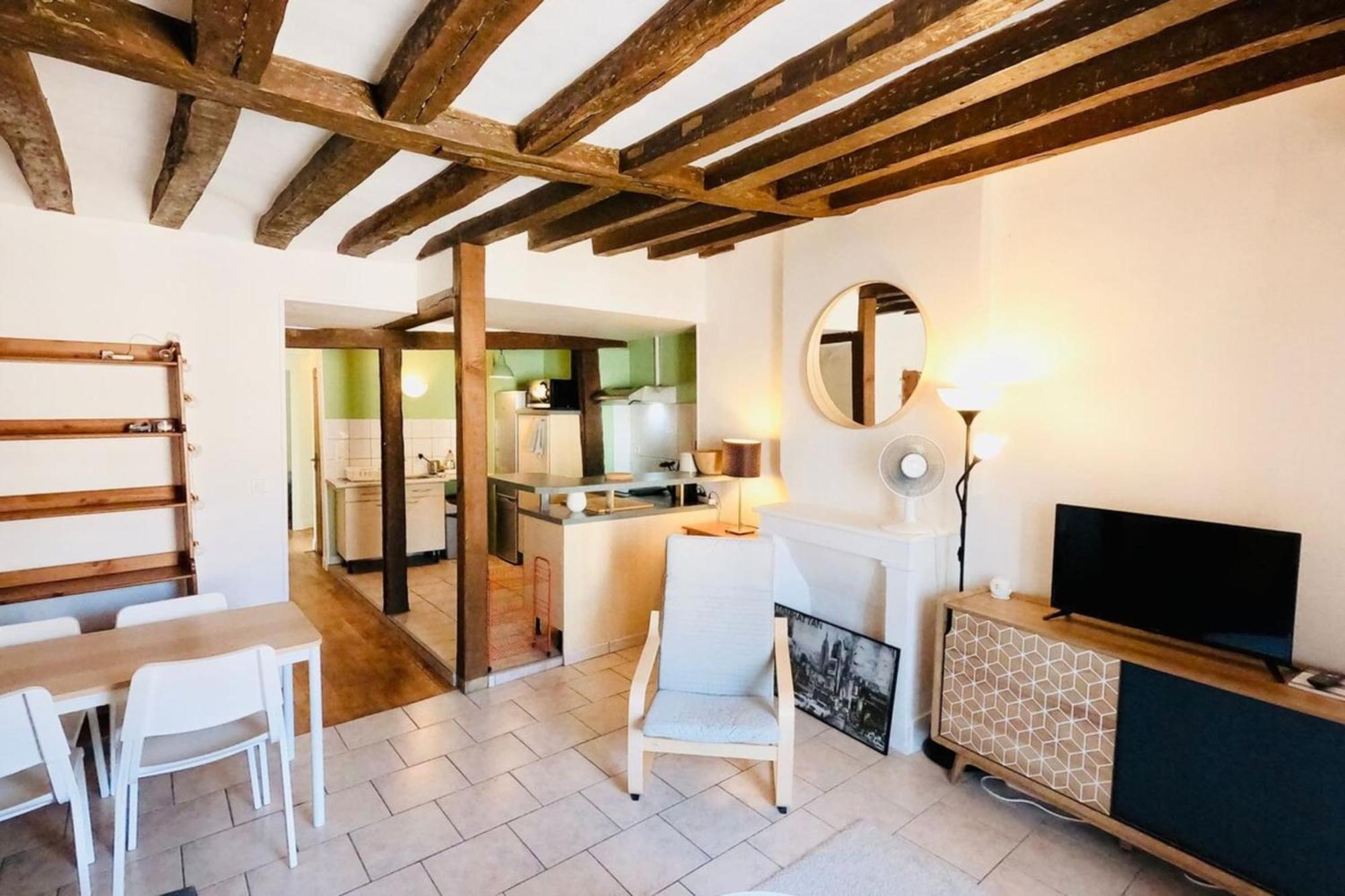 Apartamento Fontainebleau Rue Grande - Chez Alexis Exterior foto